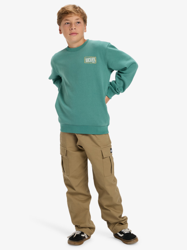 Graphic - Crewneck Fleece for Boys 8-16  EQBFT03956