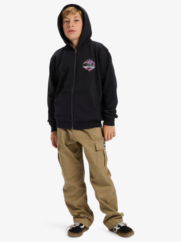 Graphic Zip - Full Zip Hoodie for Boys 8-16  EQBFT03958