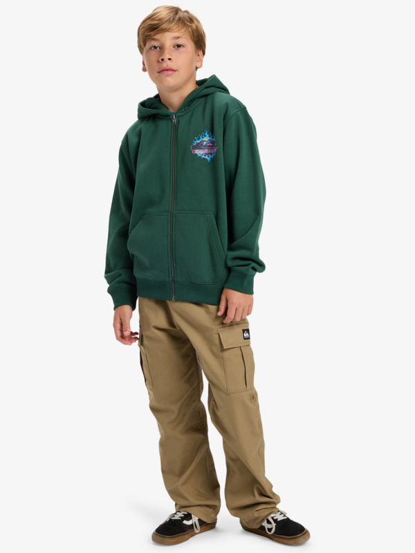 Graphic Zip - Full Zip Hoodie for Boys 8-16  EQBFT03958