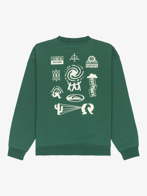 Salt Water Graphic - Crewneck Fleece for Boys 8-16  EQBFT03960