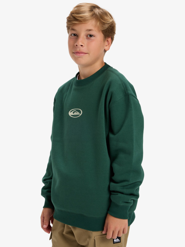 Salt Water Graphic - Crewneck Fleece for Boys 8-16  EQBFT03960