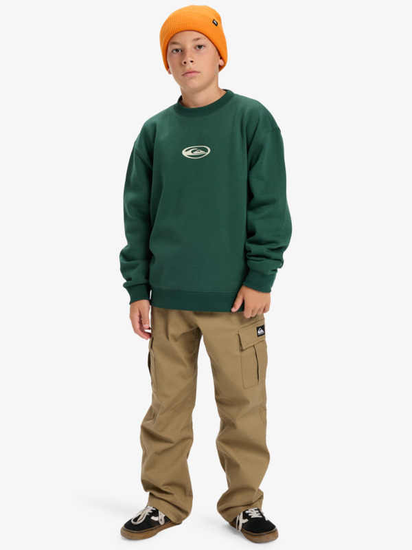 Salt Water Graphic - Crewneck Fleece for Boys 8-16  EQBFT03960