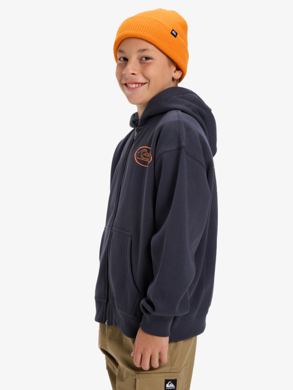 Salt Water Graphic Zip - Full Zip Hoodie for Boys 8-16  EQBFT03962