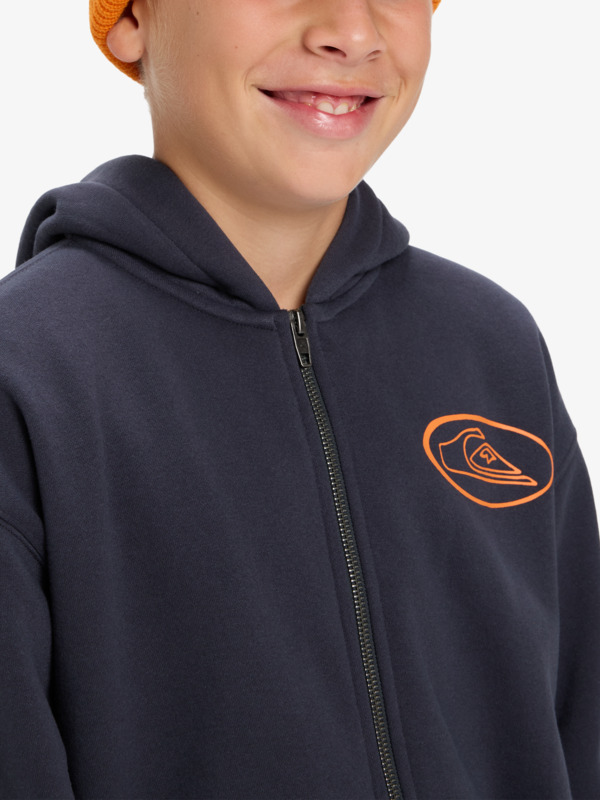 Salt Water Graphic Zip - Full Zip Hoodie for Boys 8-16  EQBFT03962