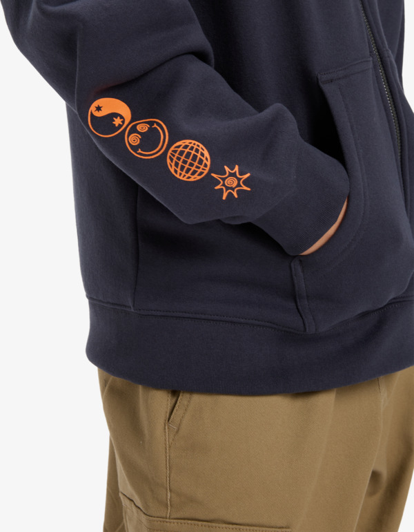 Salt Water Graphic Zip - Full Zip Hoodie for Boys 8-16  EQBFT03962