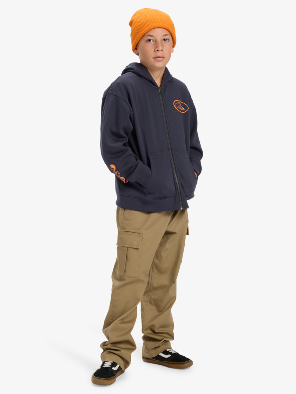 Salt Water Graphic Zip - Full Zip Hoodie for Boys 8-16  EQBFT03962