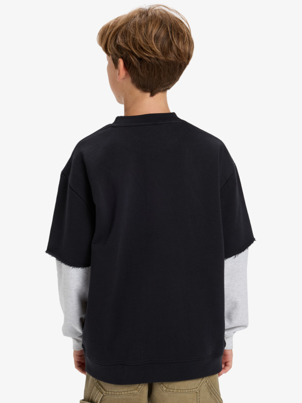 Openbar - Mock Layered Crew for Boys 8-16  EQBFT03963