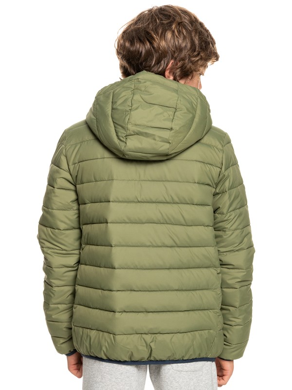 Scaly - Hooded Puffer Jacket for Boys  EQBJK03232