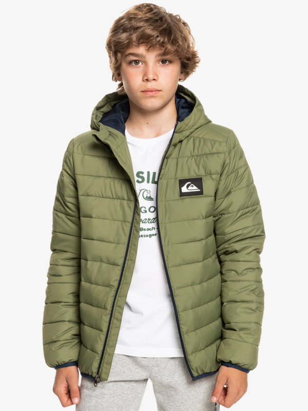 Scaly - Hooded Puffer Jacket for Boys  EQBJK03232