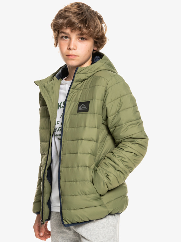 Scaly - Hooded Puffer Jacket for Boys  EQBJK03232