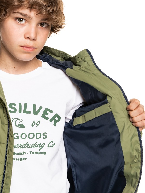 Scaly - Hooded Puffer Jacket for Boys  EQBJK03232