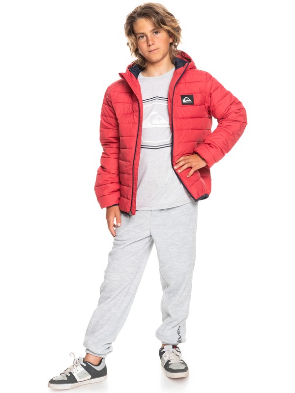 Scaly - Hooded Puffer Jacket for Boys  EQBJK03232