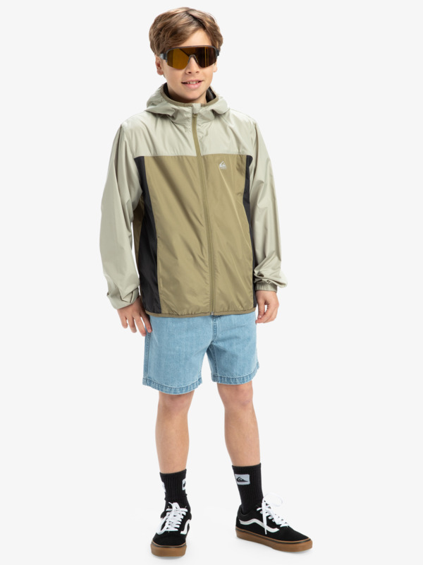 Overcast - Hooded Windbreaker Jacket for Boys 8-16  EQBJK03291