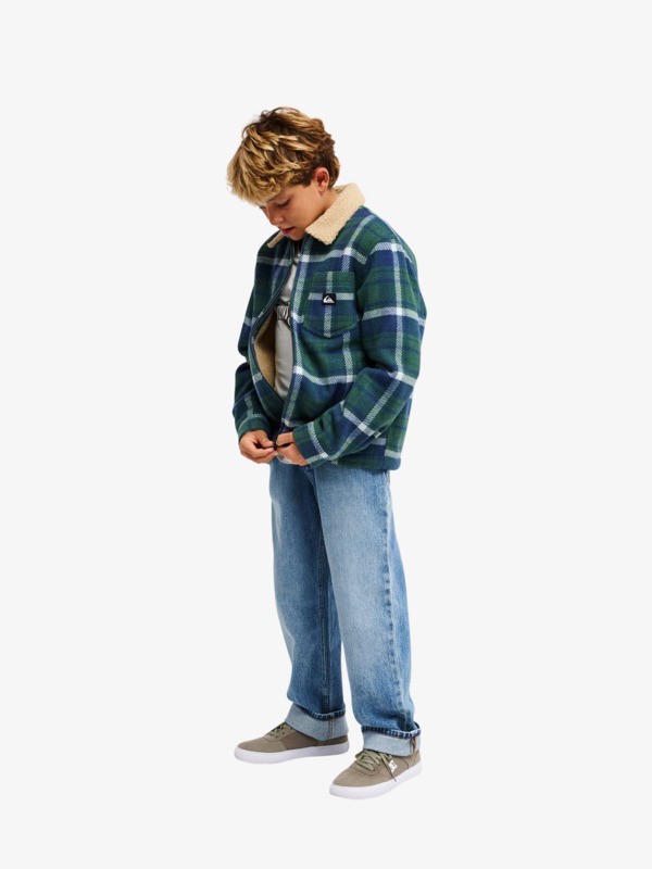Dna Sherpa Harrington - Boys 8-16's Blue Harrington Jacket