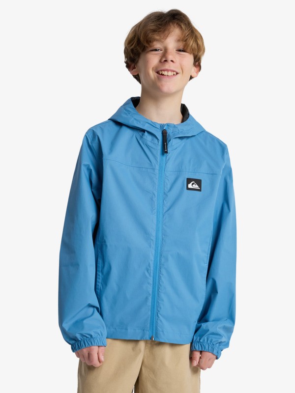Overcast 3K Tape - Hooded Waterproof Jacket for Boys 8-16  EQBJK03349