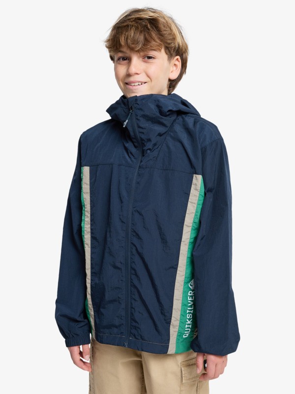 Clicker - Hooded Windbreaker Jacket for Boys 8-16  EQBJK03351