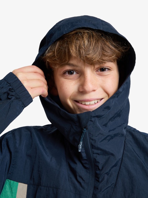 Clicker - Hooded Windbreaker Jacket for Boys 8-16  EQBJK03351
