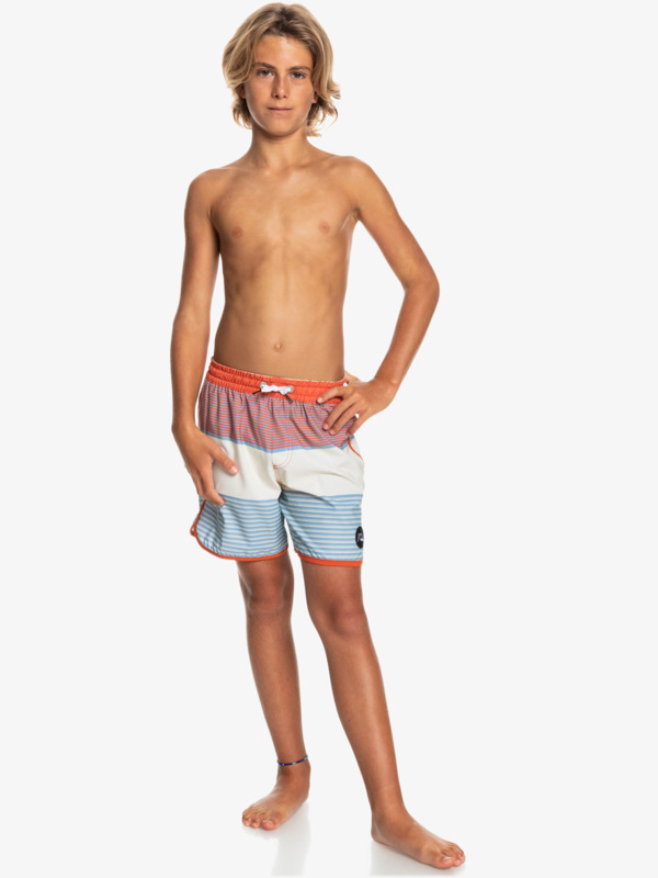 Ocean Scallop 14" - Swim Shorts for Boys 8-16  EQBJV03398