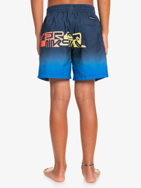 Word block 14" - Swim Shorts for Boys 8-16  EQBJV03403