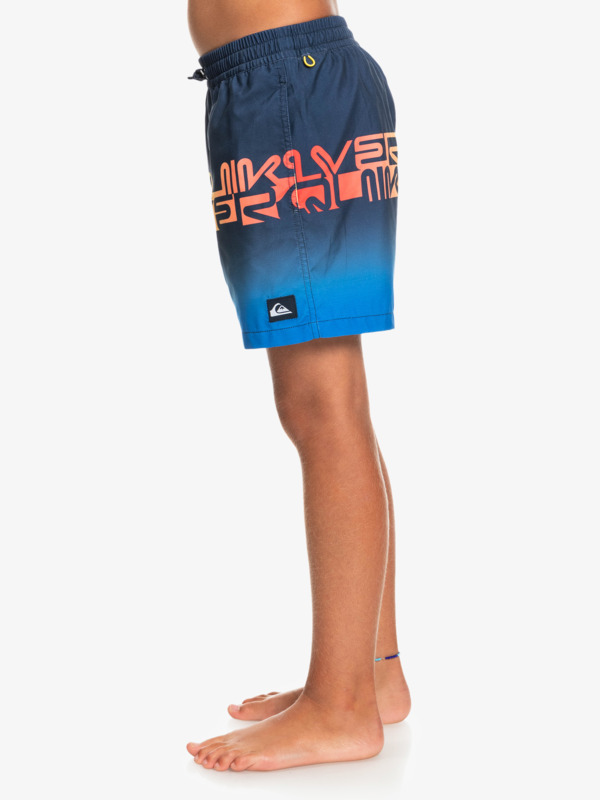 Word block 14" - Swim Shorts for Boys 8-16  EQBJV03403
