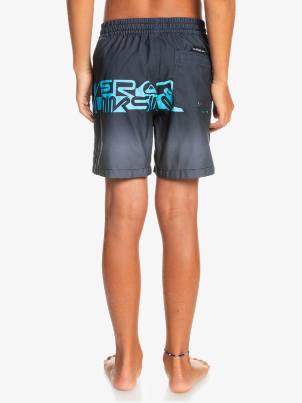 Word block 14" - Swim Shorts for Boys 8-16 EQBJV03403