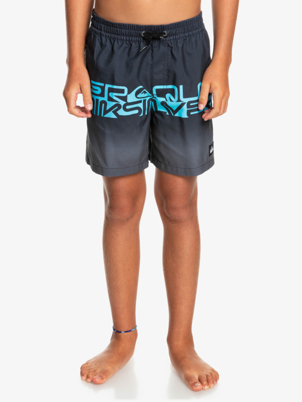 Word block 14" - Swim Shorts for Boys 8-16 EQBJV03403