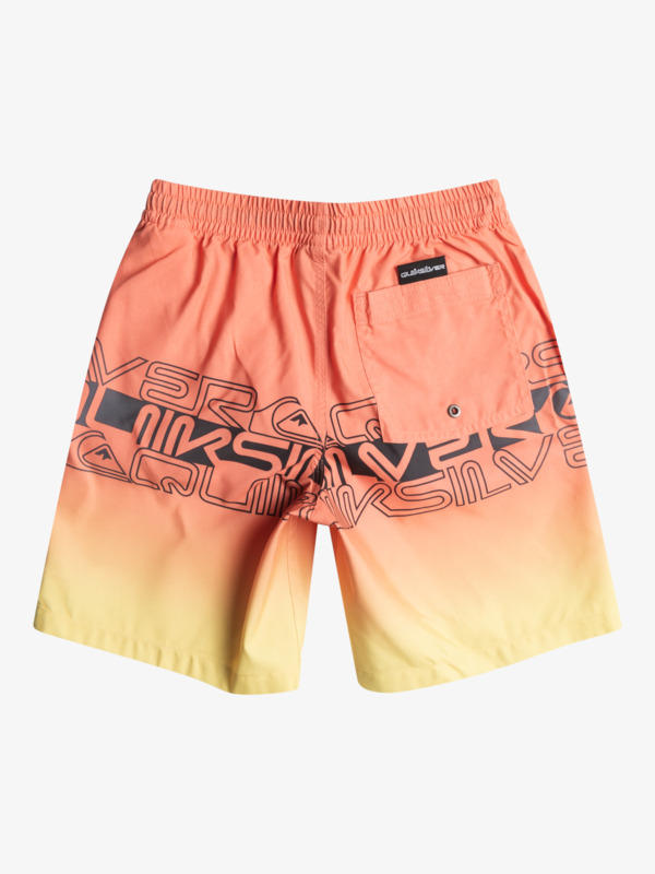 Everyday Wordblock 16" - Swim Shorts for Boys 8-16  EQBJV03434