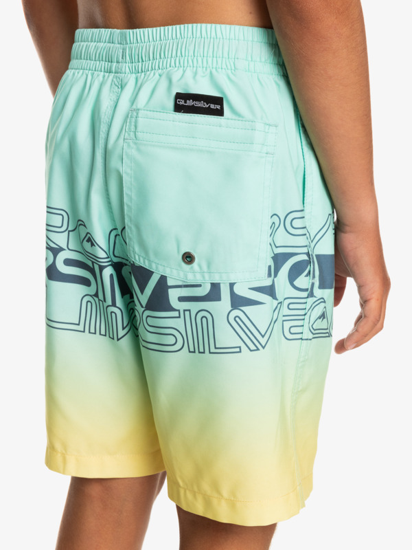 Everyday Wordblock 16" - Swim Shorts for Boys 8-16  EQBJV03434