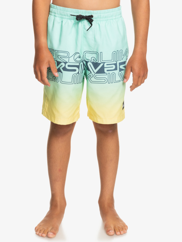 Everyday Wordblock 16" - Swim Shorts for Boys 8-16  EQBJV03434