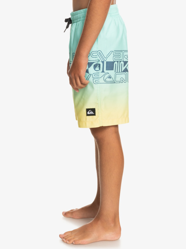 Everyday Wordblock 16" - Swim Shorts for Boys 8-16  EQBJV03434