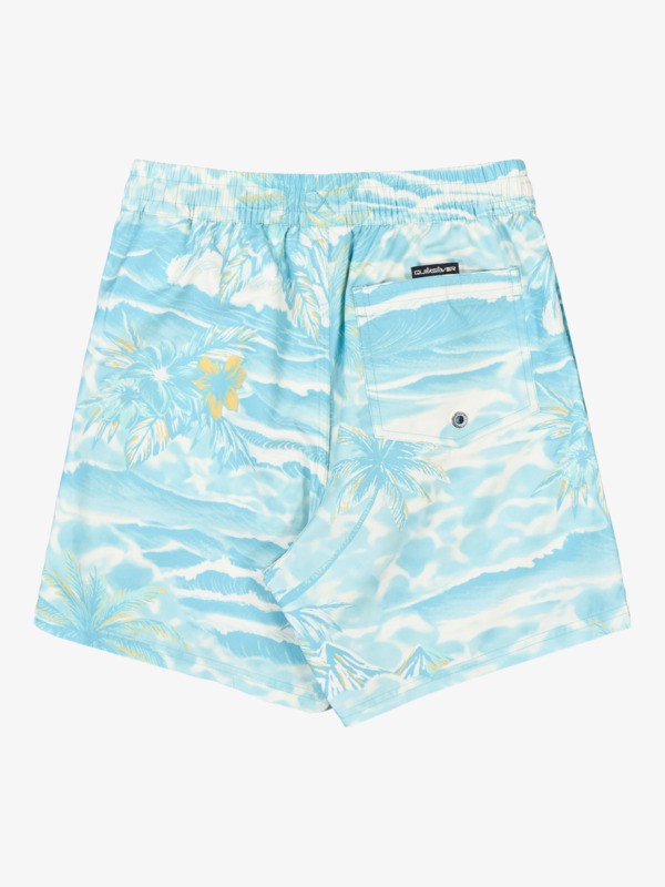 Everyday Printed Volley 14" - Swim Shorts for Boys 8-16  EQBJV03540