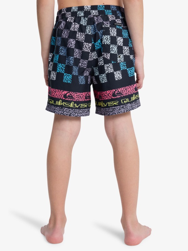 Everyday Printed Volley 14" - Swim Shorts for Boys 8-16  EQBJV03540