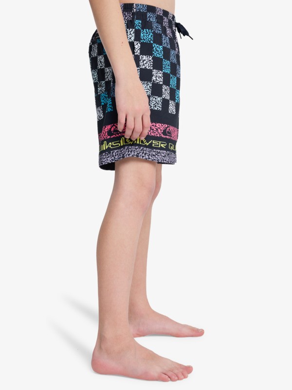 Everyday Printed Volley 14" - Swim Shorts for Boys 8-16  EQBJV03540