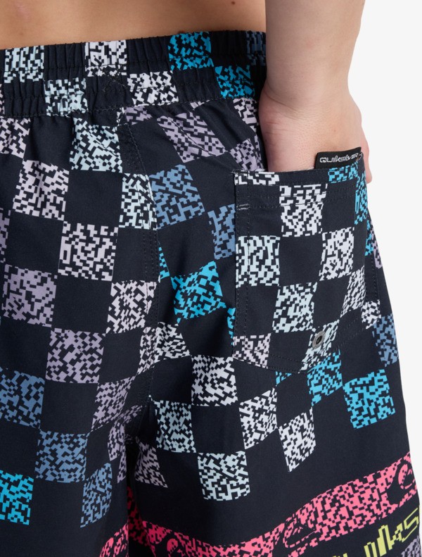 Everyday Printed Volley 14" - Swim Shorts for Boys 8-16  EQBJV03540