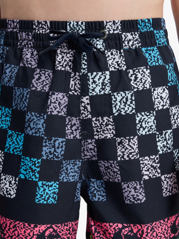 Everyday Printed Volley 14" - Swim Shorts for Boys 8-16  EQBJV03540