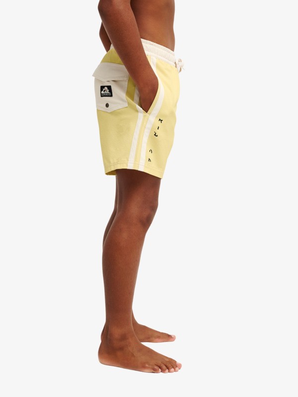 One Piece Solid 14" - Swim Shorts for Boys 8-16  EQBJV03555