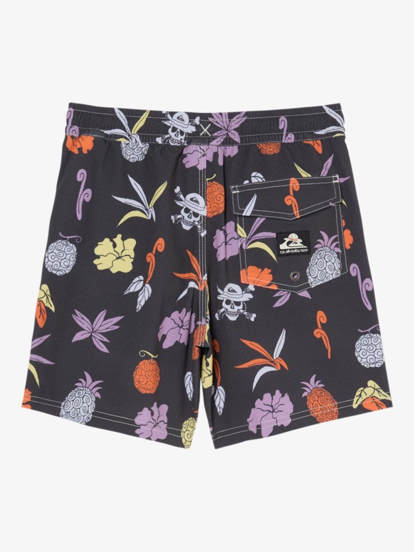 One Piece Printed 14" - Swim Shorts for Boys 8-16  EQBJV03556