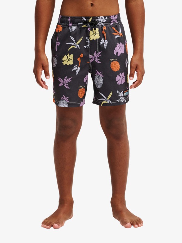 One Piece Printed 14" - Swim Shorts for Boys 8-16  EQBJV03556