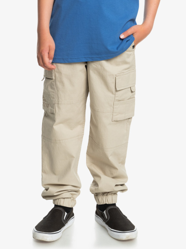 We Get By Surf  - Cargo trousers with elasticated waistband for boys 8-16yrs  EQBNP03124