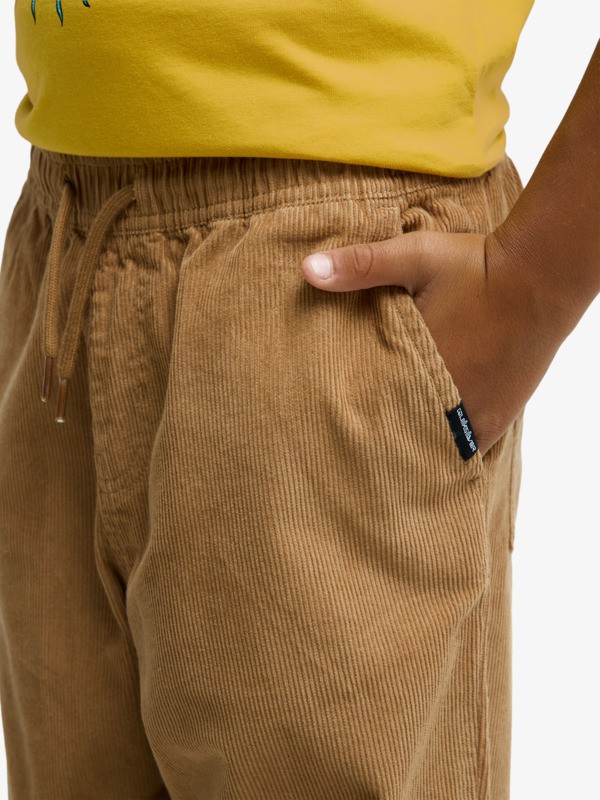 Taxer Cord - Stretch Trousers for Boys 8-16  EQBNP03126