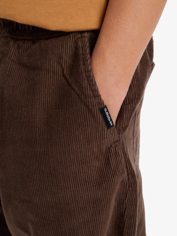 Taxer Cord - Stretch Trousers for Boys 8-16  EQBNP03126
