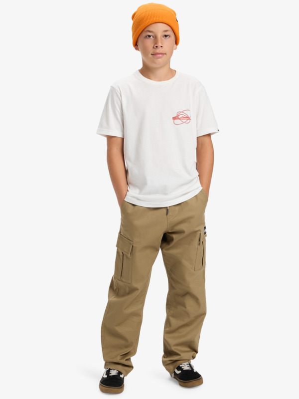 Taxer Cargo - Stretch Trousers for Boys 8-16  EQBNP03133
