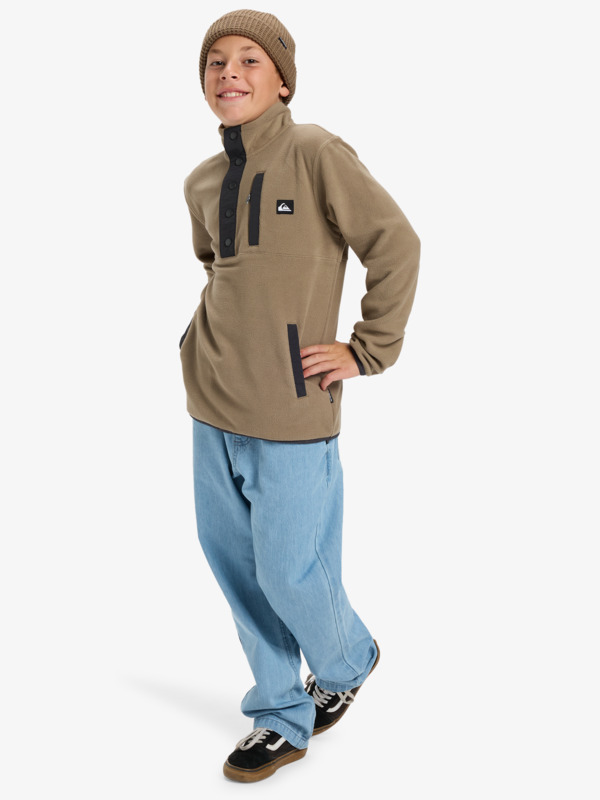 No Destination Hz - Half Snap Fleece for Boys 8-16  EQBPF03018