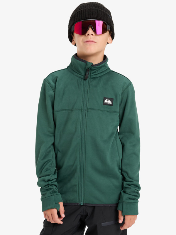 Steep Point - Full Zip Technical Fleece for Boys 8-16  EQBPF03021