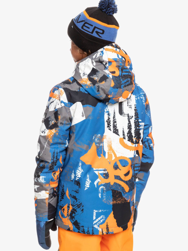 Mission Printed Technical Snow Jacket for Boys Quiksilver