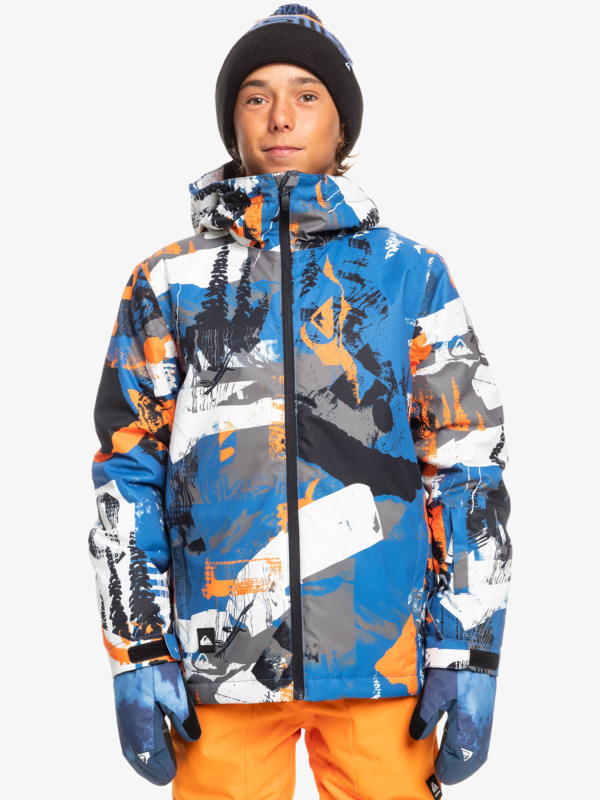 Mission Printed Technical Snow Jacket for Boys Quiksilver