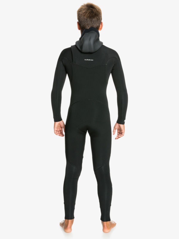 4/3mm Everyday Sessions - Hooded Chest Zip Wetsuit for Boys 8-16  EQBW203007