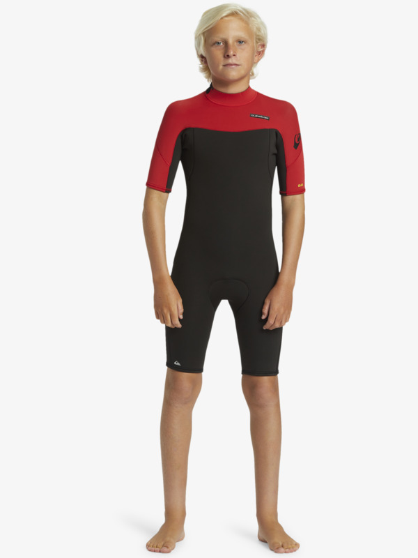 2/2mm Everyday Sessions - Short Sleeve Back Zip Springsuit for Boys  EQBW503025