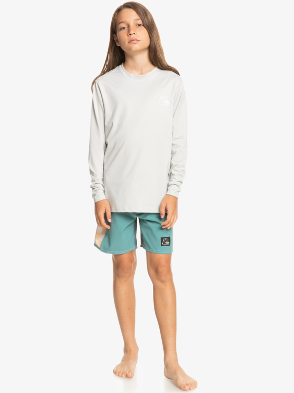 Heritage Heather - Long Sleeve UPF 50 Surf T-Shirt for Boys 8-16  EQBWR03217