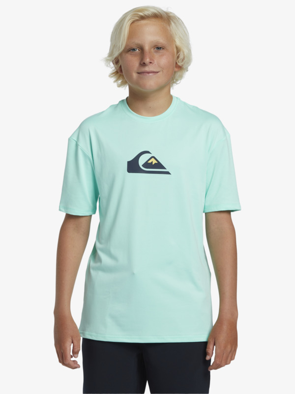 Solid Streak - Short Sleeve UPF 50 Surf T-Shirt for Boys 8-16  EQBWR03227